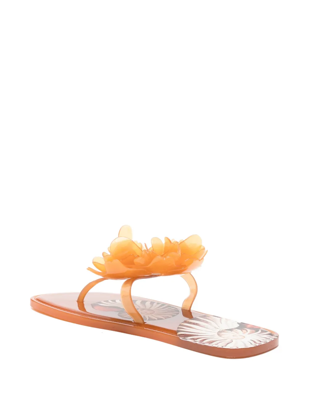 FARM Rio Teenslippers met bloemenprint Bruin