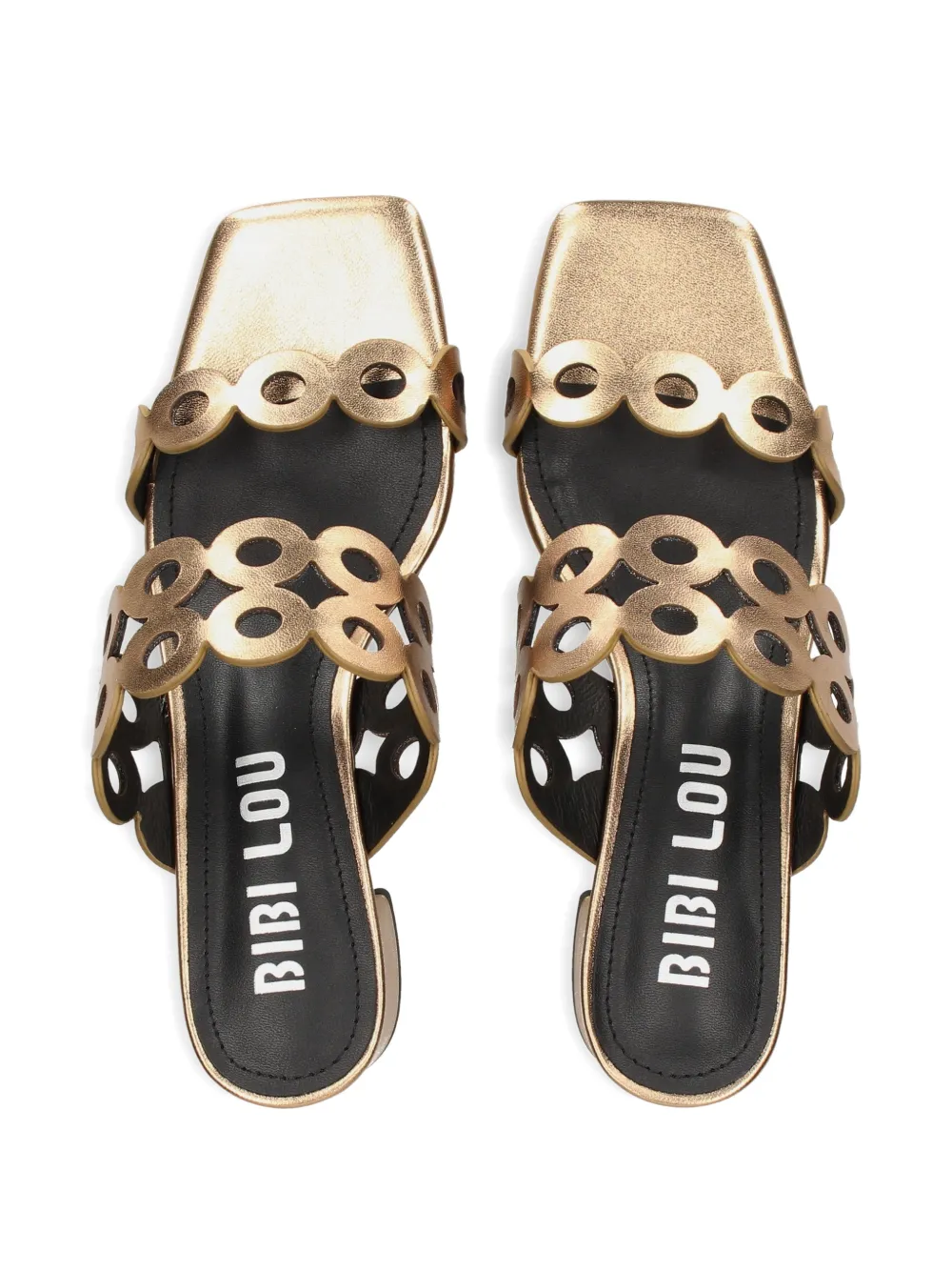 Bibi Lou cutout strap sandals Goud