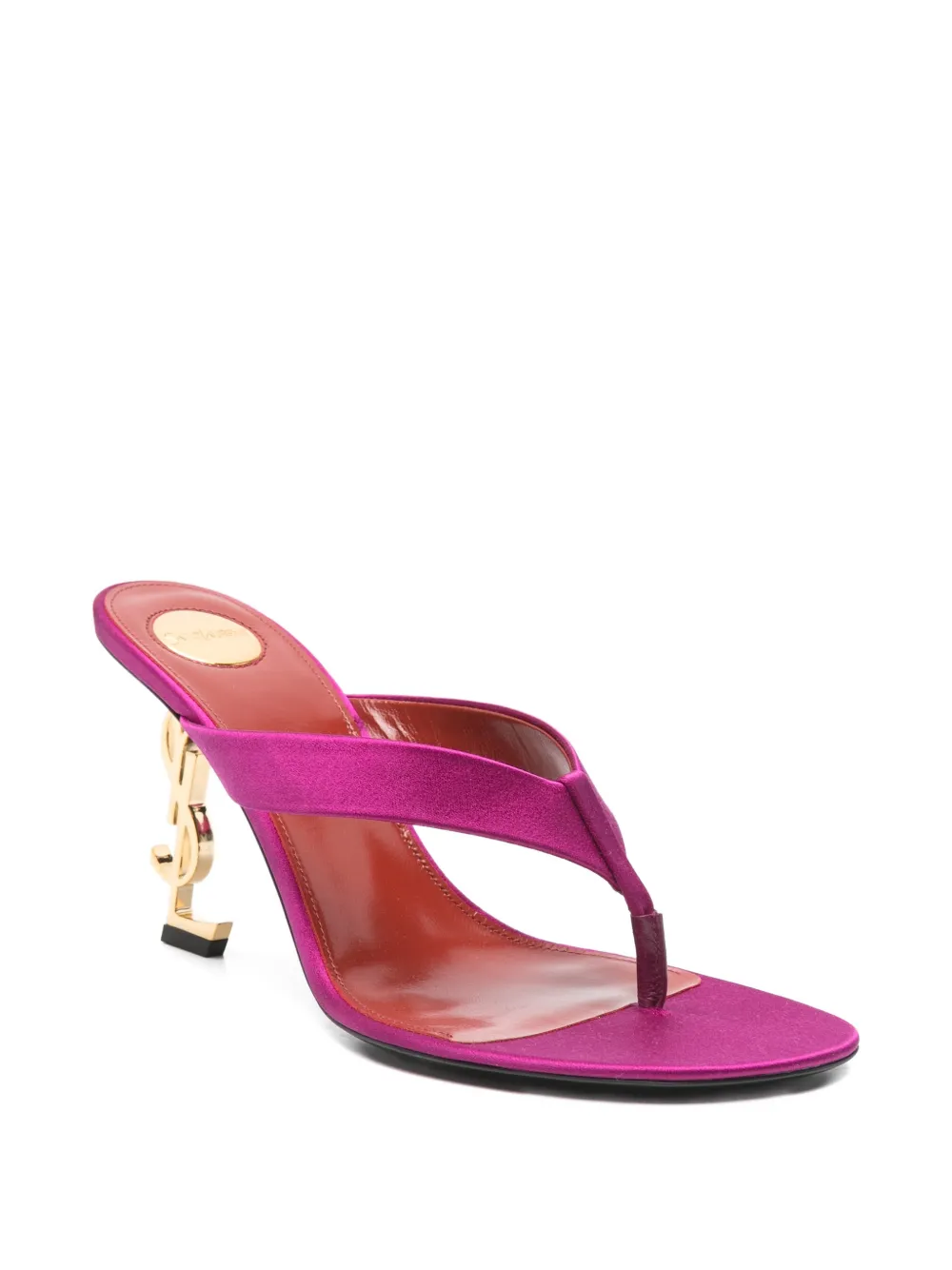 Saint Laurent Opyum heeled sandals Roze