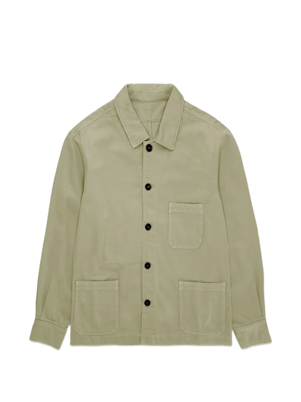 Fortela Seneca button cotton jacket | Green | Image 1