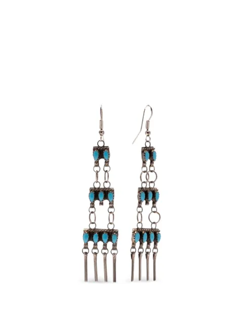 Fortela turquoise drop earrings