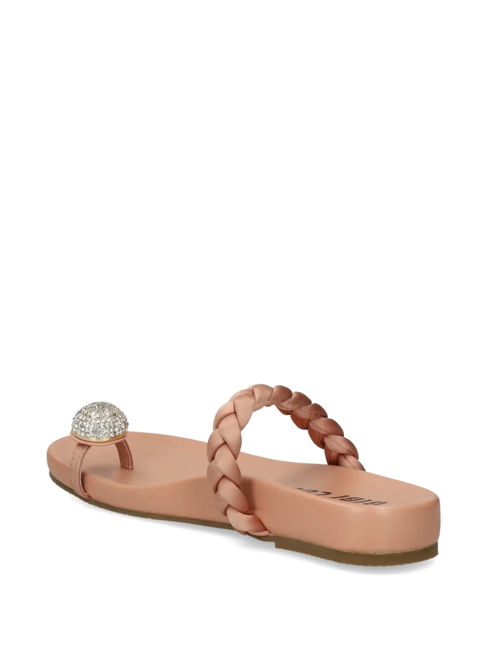 Bibi Lou Balne braided embellished sandals Beige
