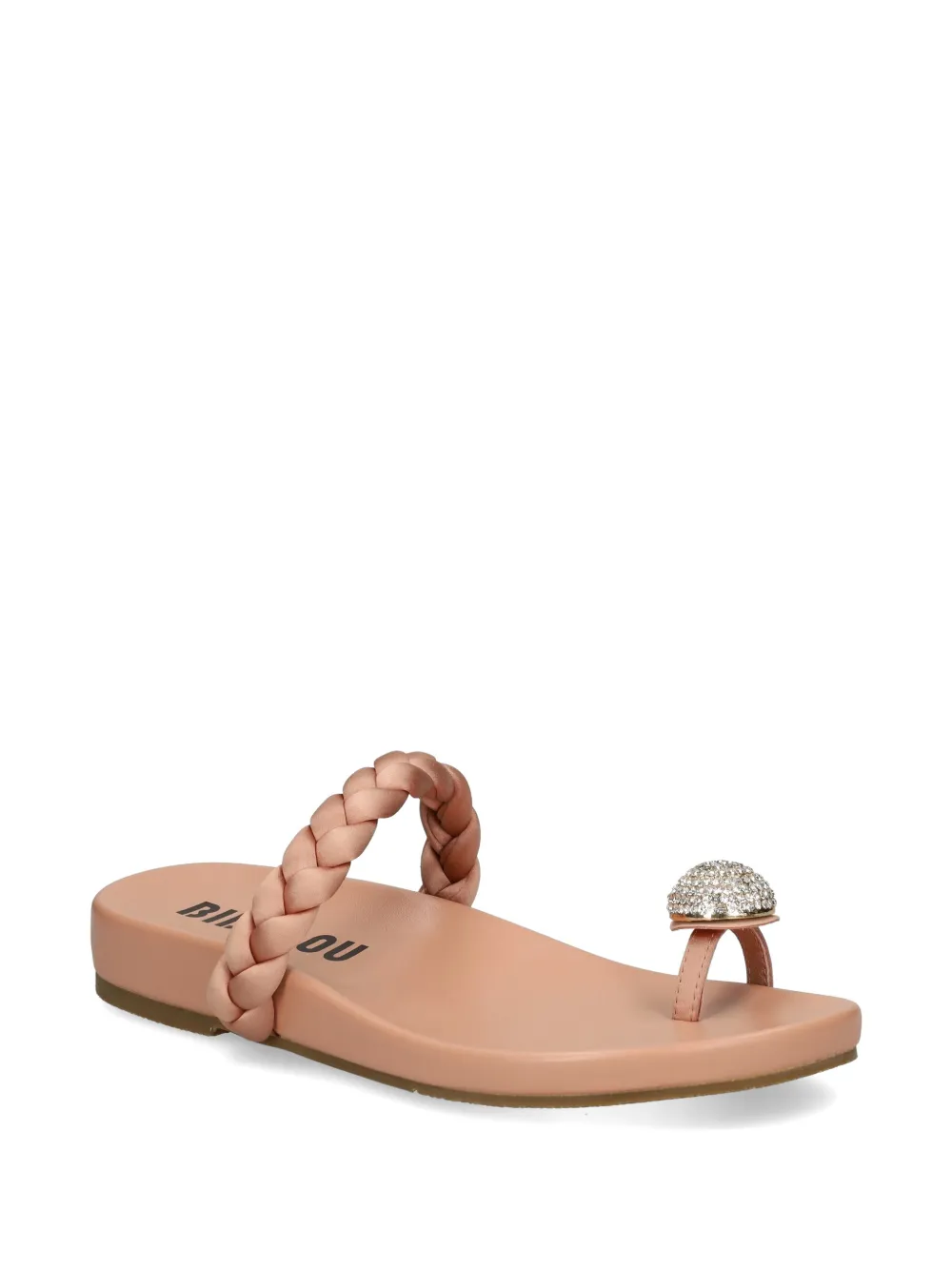 Bibi Lou Balne braided embellished sandals Beige