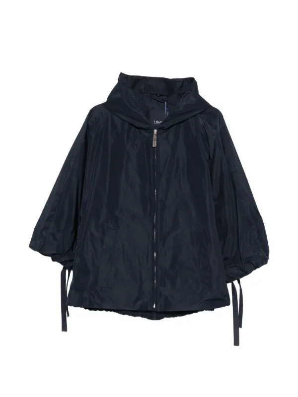 S Max Mara フーデッド ジャケット | ブルー | FARFETCH JP
