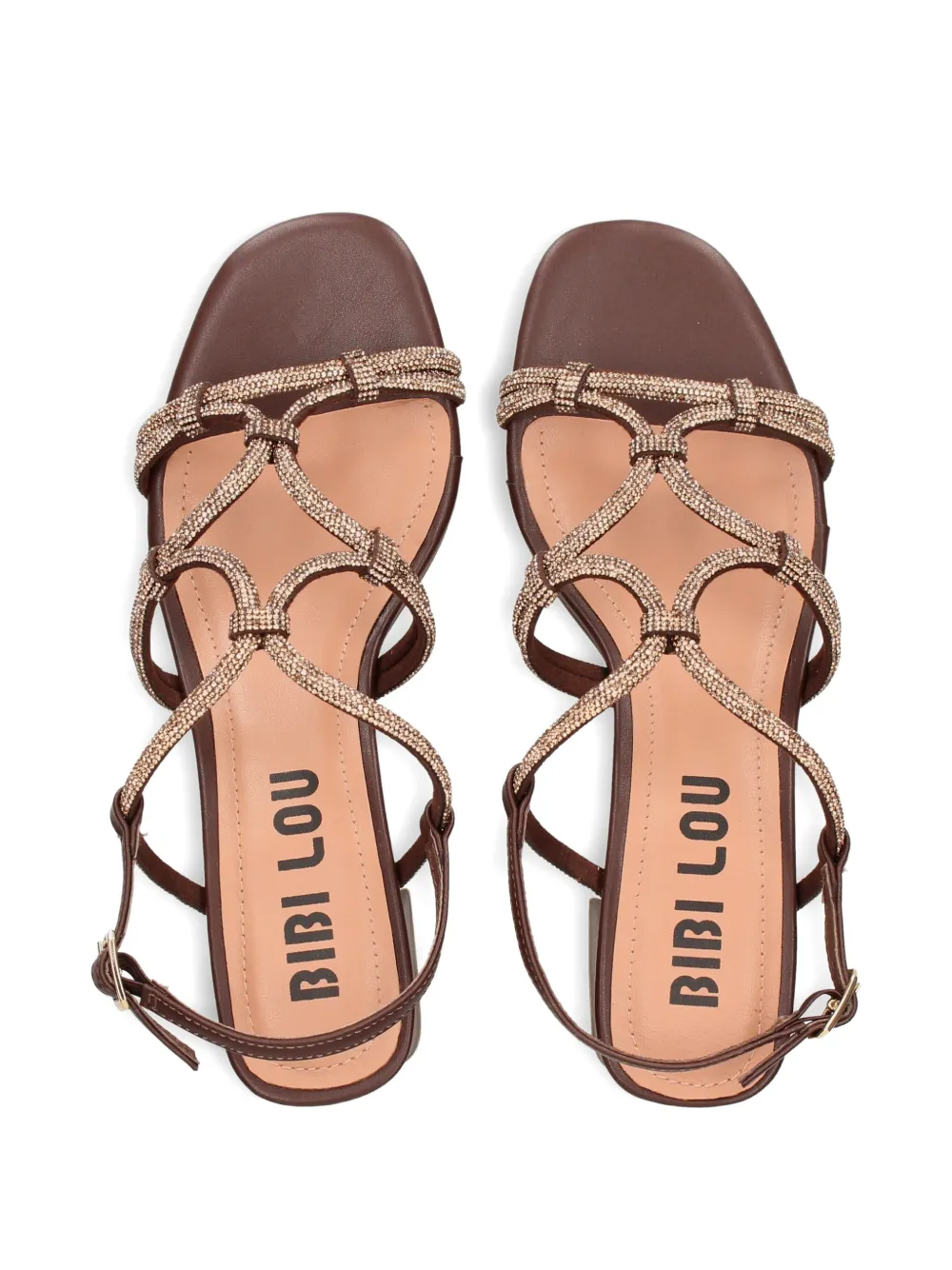 Bibi Lou Quail knotted strap sandals Bruin