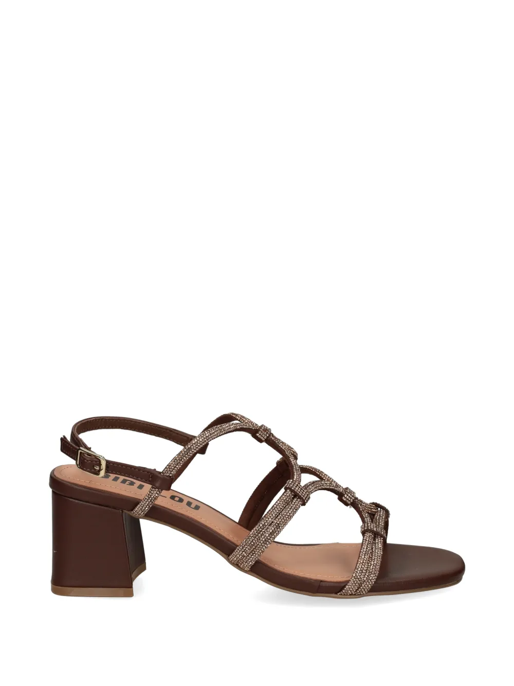 Bibi Lou Quail knotted strap sandals Bruin