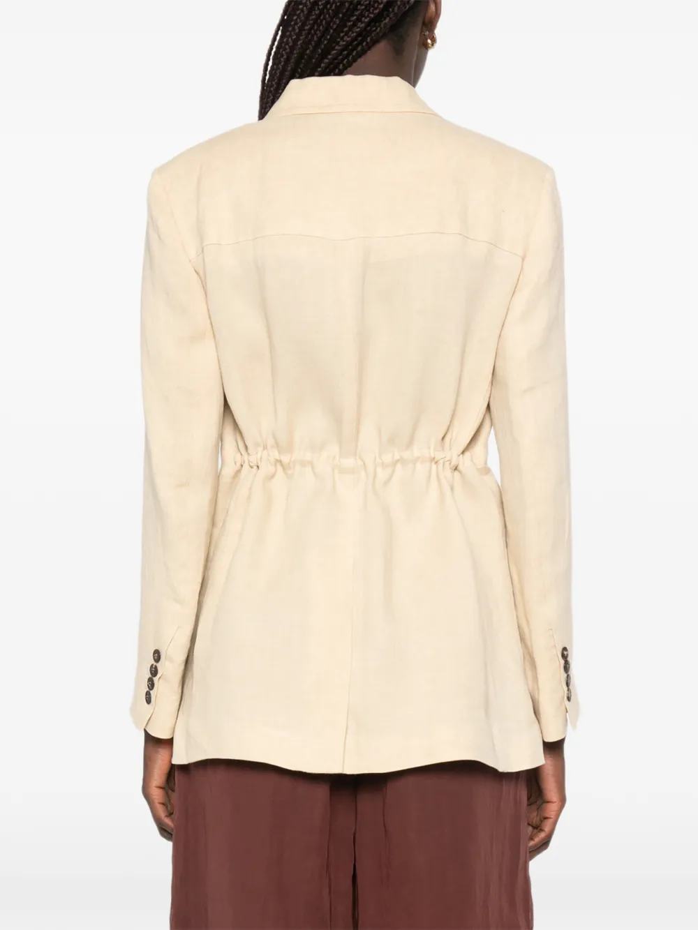 Max Mara Jas met knopen Beige