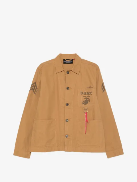 Alpha Industries Jacke mit aufgesetzten Taschen