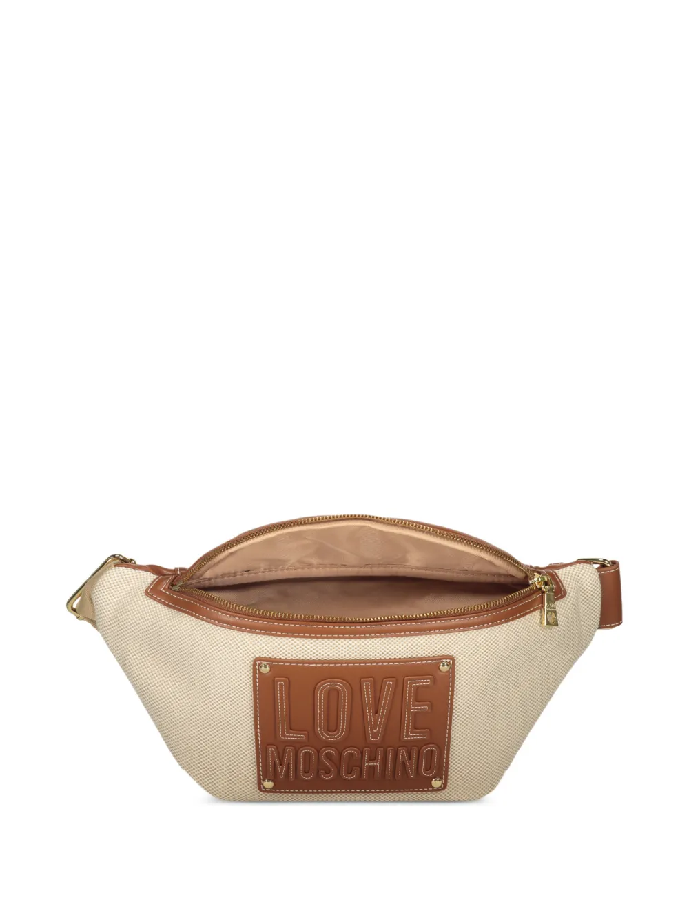 Love Moschino Heuptas met logopatch Beige