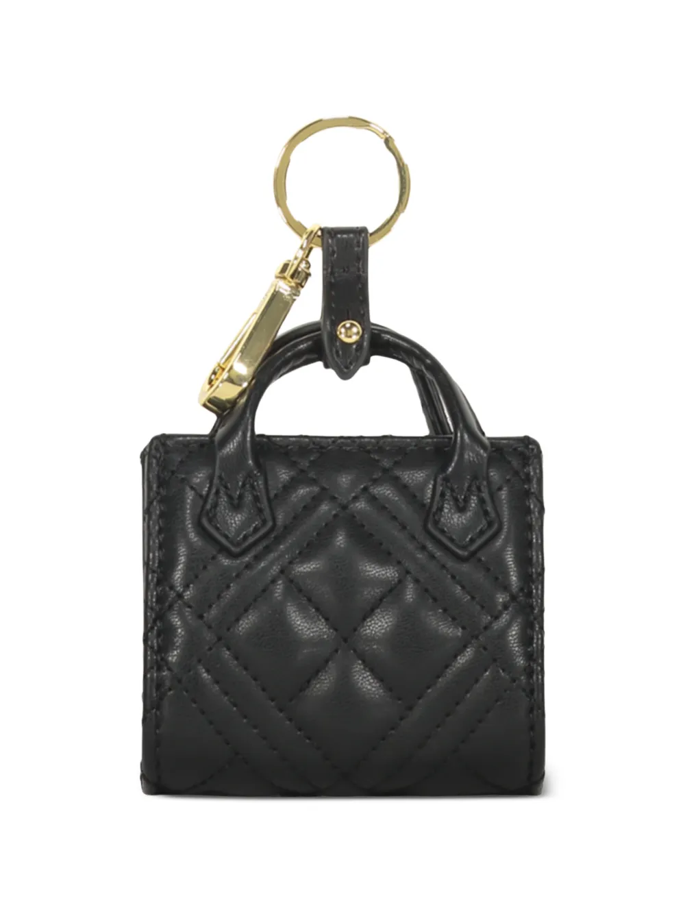 Love Moschino Gewatteerde sleutelhanger Zwart