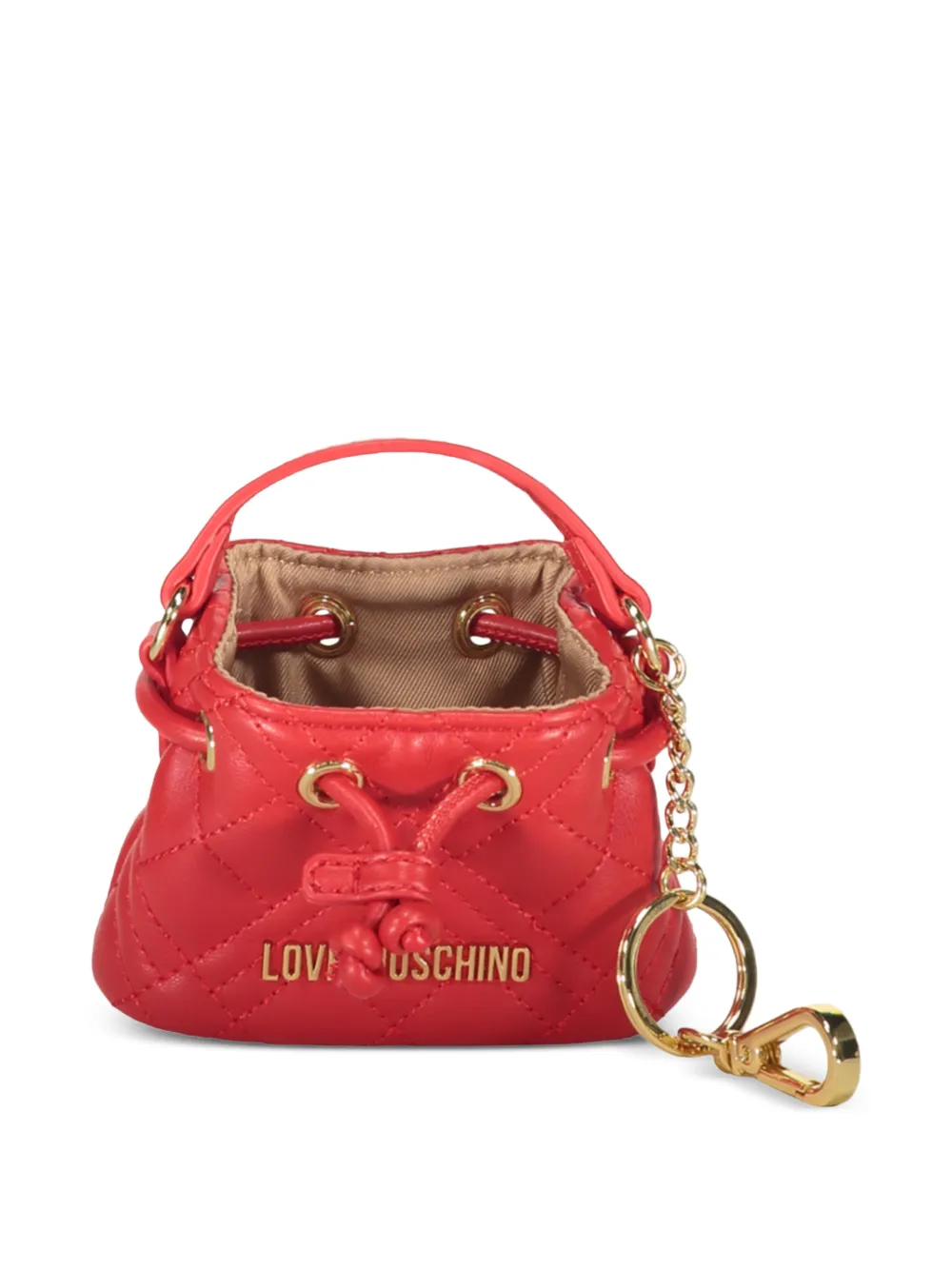 Love Moschino Gewatteerde sleutelhanger Rood