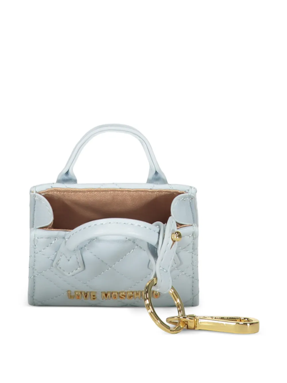 Love Moschino Gewatteerde sleutelhanger Blauw