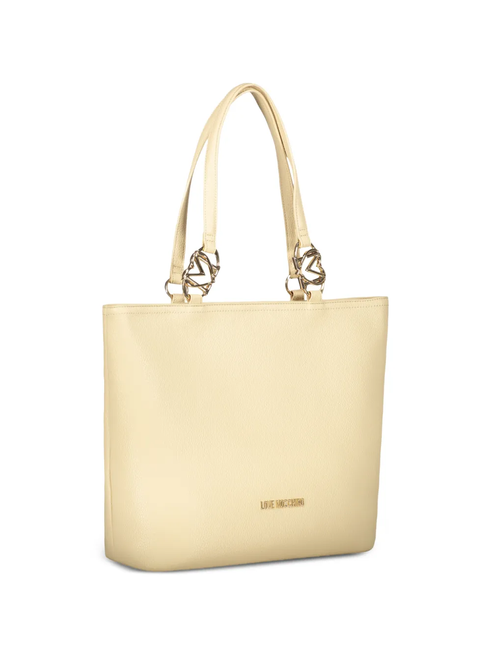 Love Moschino Heuptas met logoplakkaat Beige