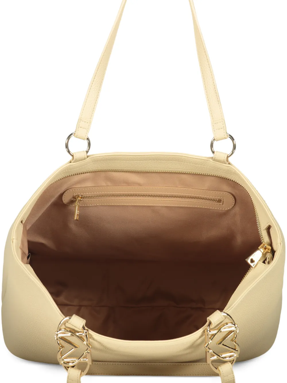Love Moschino Heuptas met logoplakkaat Beige