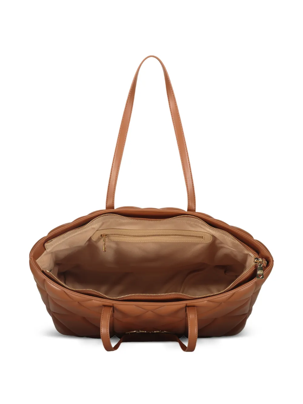 Love Moschino Gewatteerde shopper Bruin
