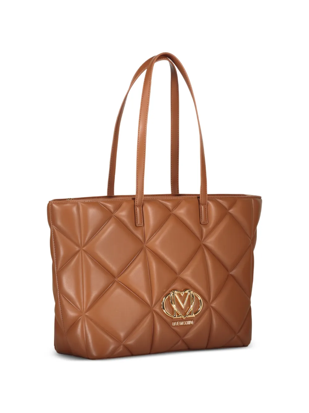 Love Moschino Gewatteerde shopper Bruin