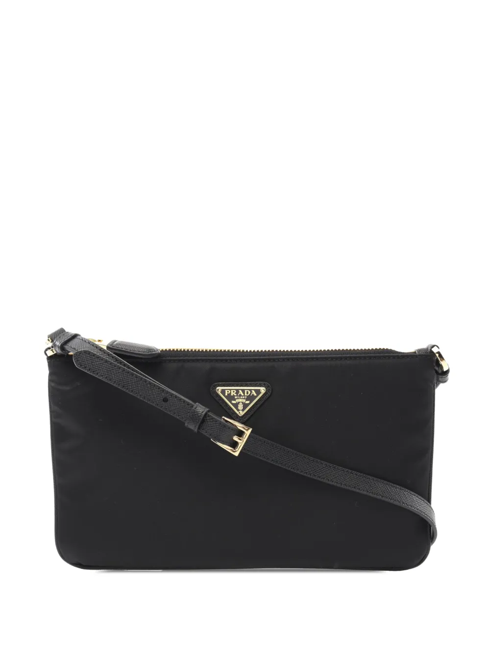 Prada Pre-Owned 2013-2025 Tessuto crossbody bag - Nero