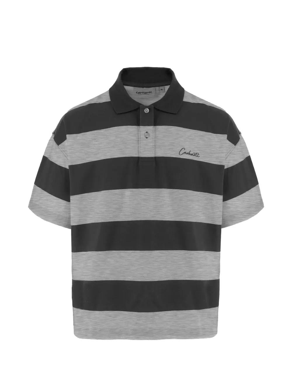 Carhartt WIP striped polo shirt - Schwarz