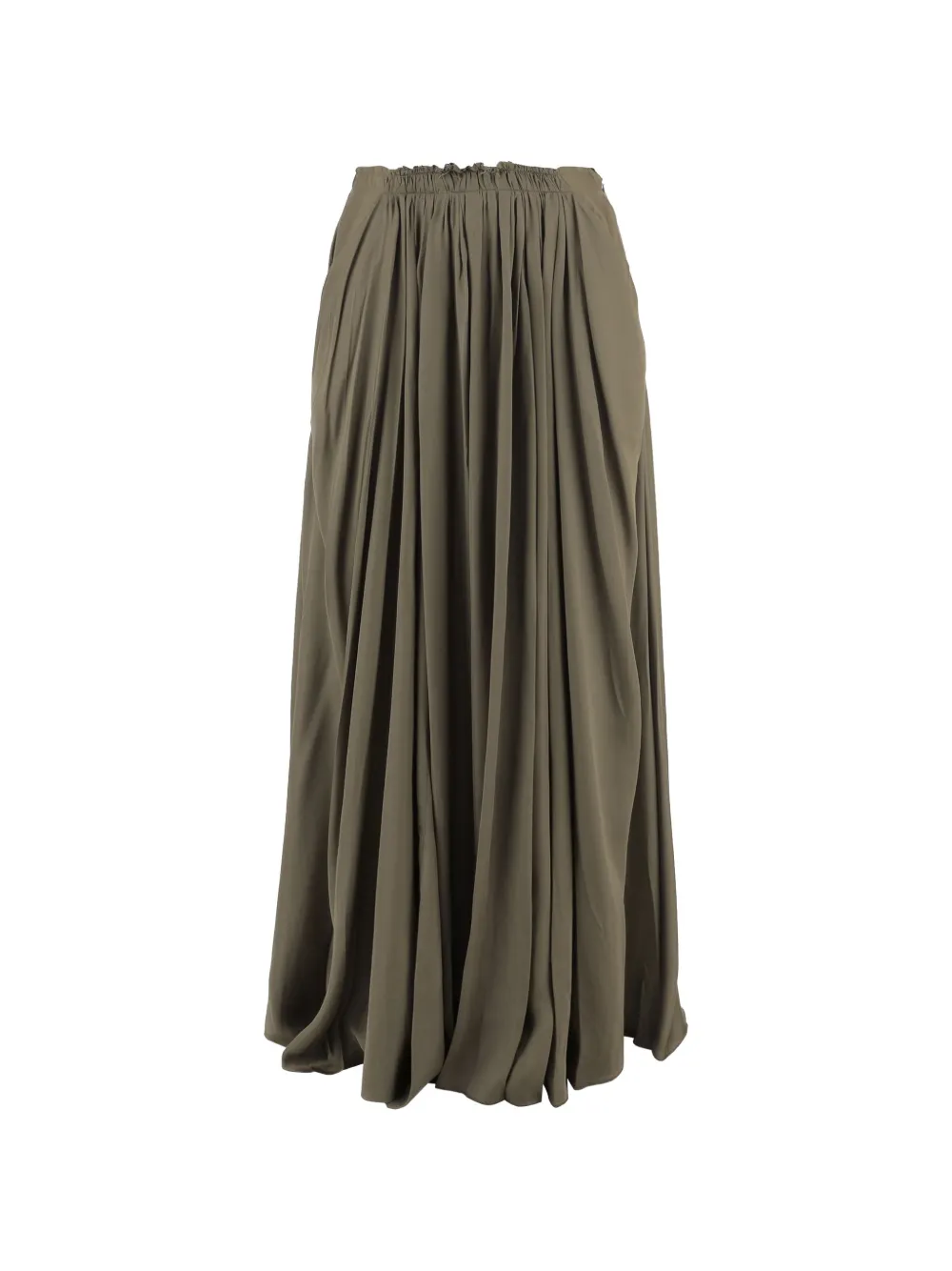 SA SU PHI Frida maxi skirt - Verde