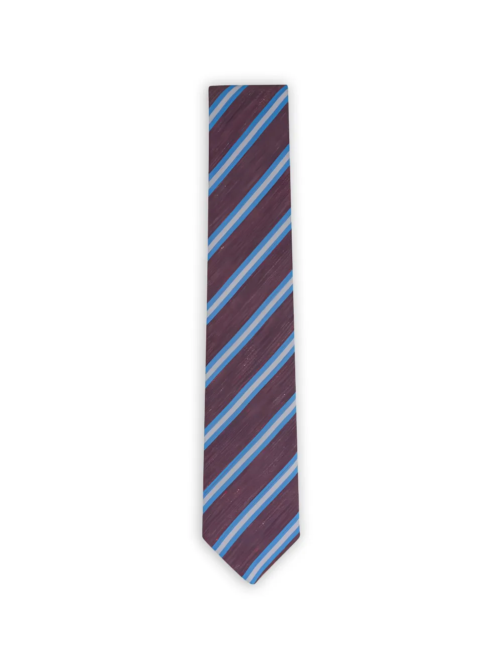 Canali striped tie - Rosso