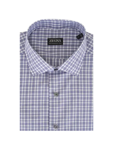 Zegna check-pattern shirt