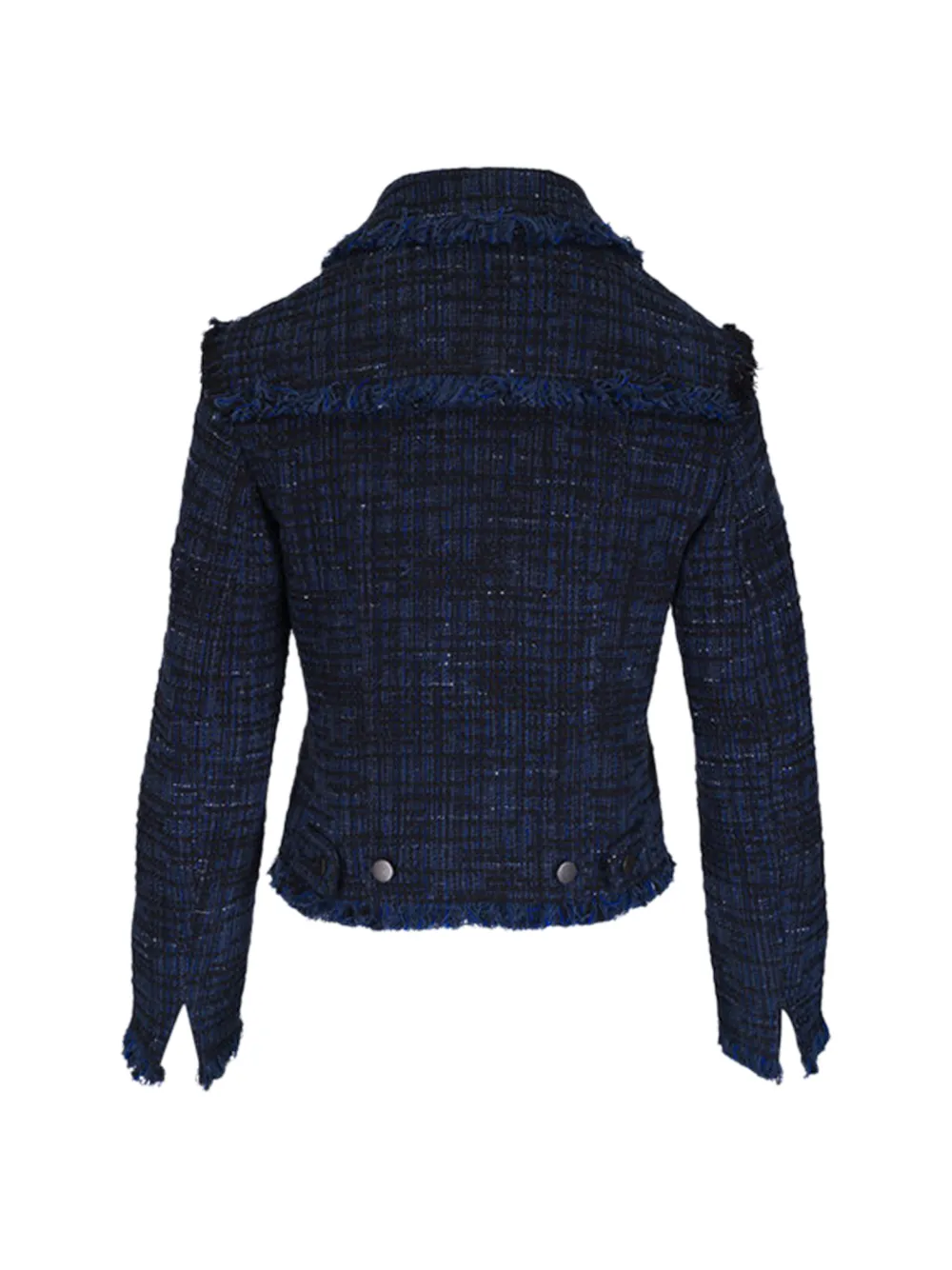  Akris Punto Tweed Jacket - Blue 
