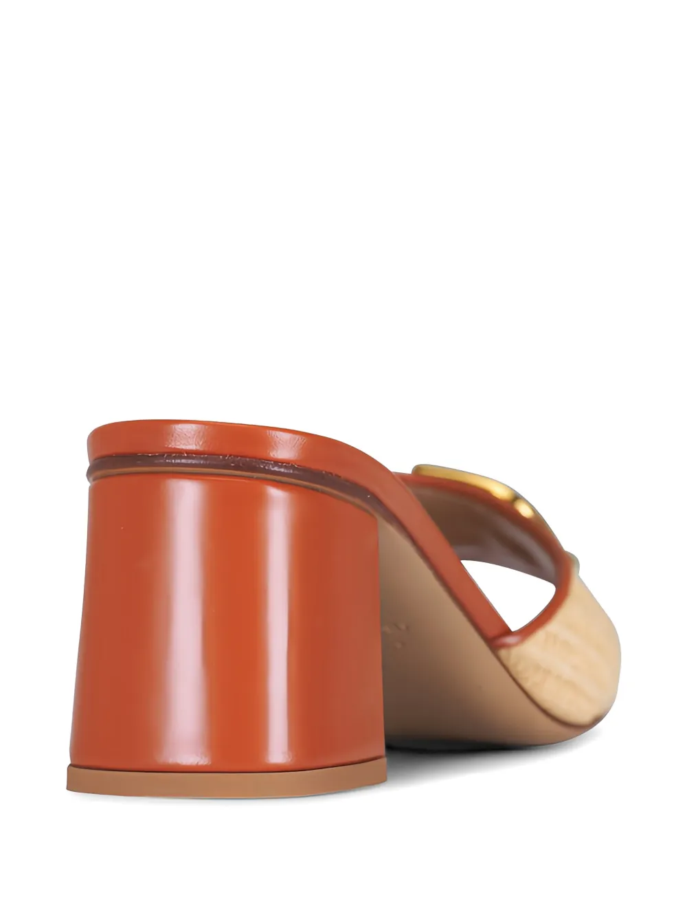 Valentino Garavani Pre-Owned Raffia sandalen Bruin