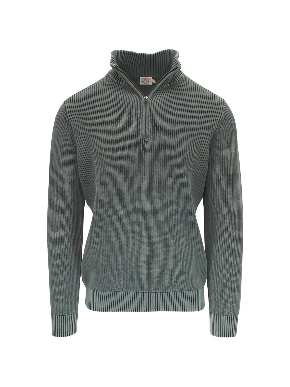 FAHERTY Sunwashed quarter-zip sweater - Verde