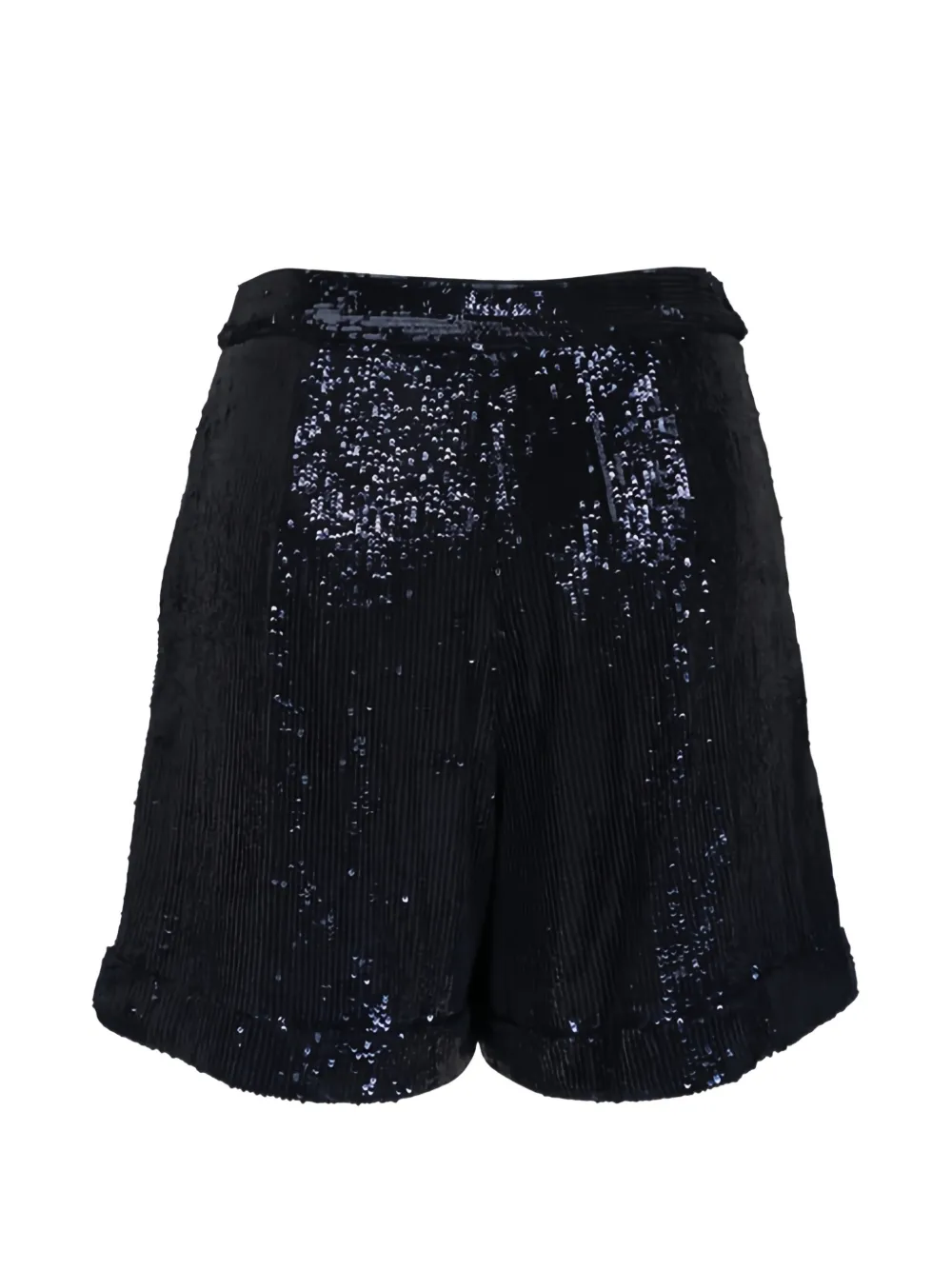  Twp Midnight Sequin Trousers - Black 