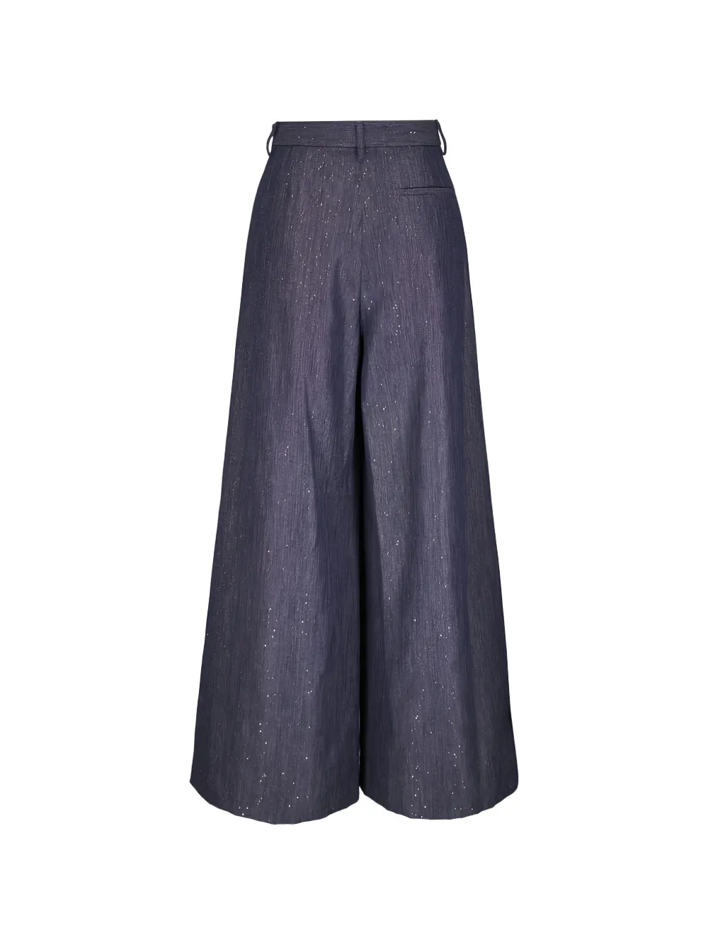 TWP Avery verfraaide palazzo broek Blauw