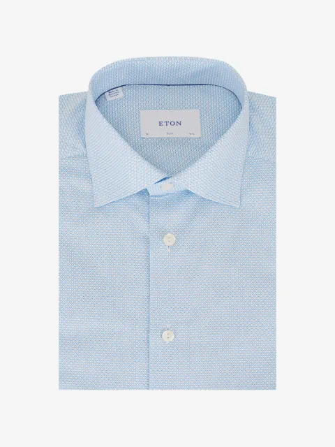 Eton قميص منقوش