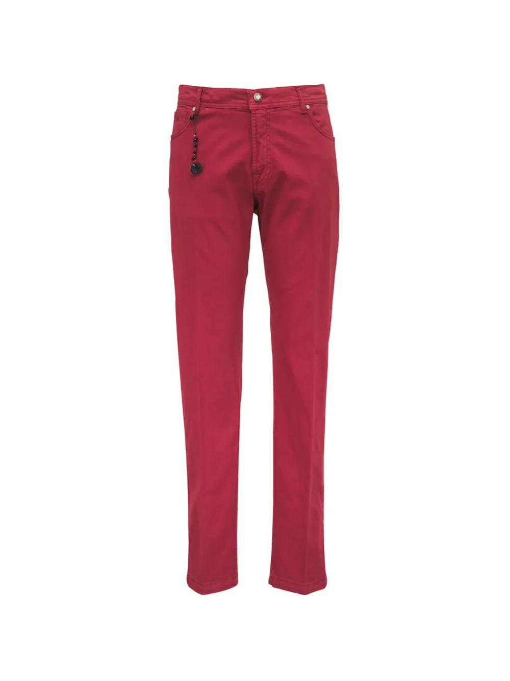 Marco Pescarolo heart charm denim - Rosso