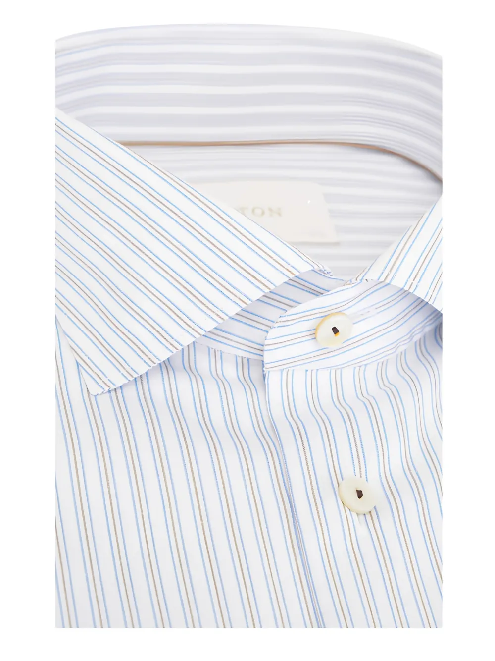  Eton Striped Shirt - White 