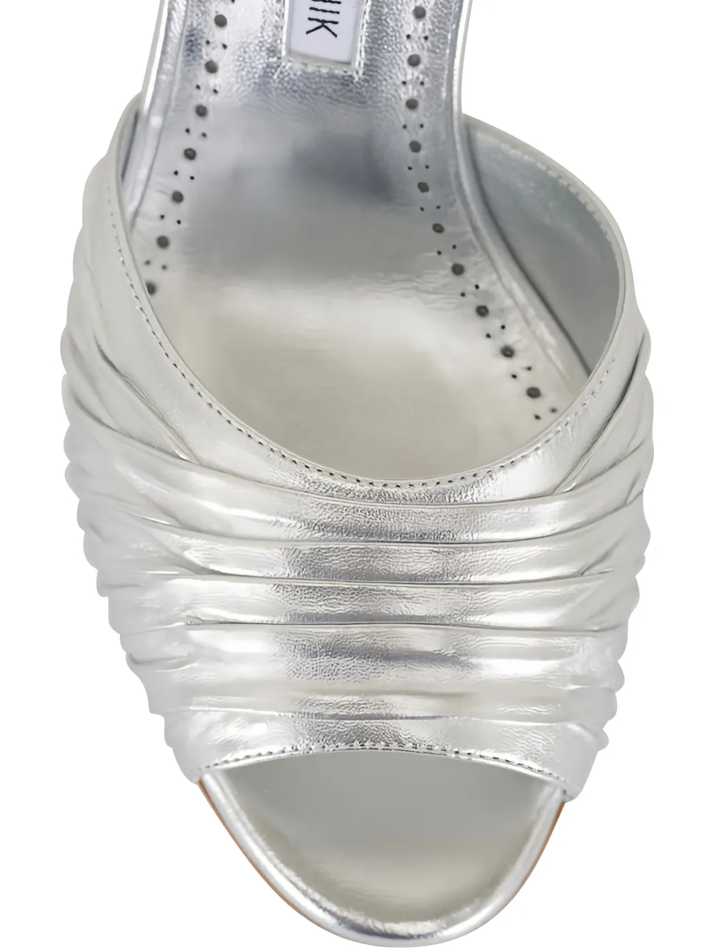 Manolo Blahnik Pirua sandalen Zilver