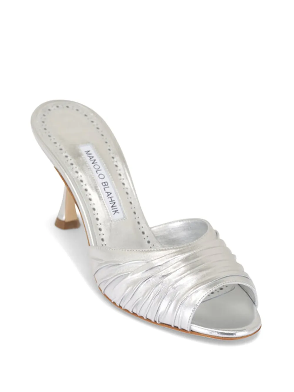 Manolo Blahnik Pirua sandalen Zilver
