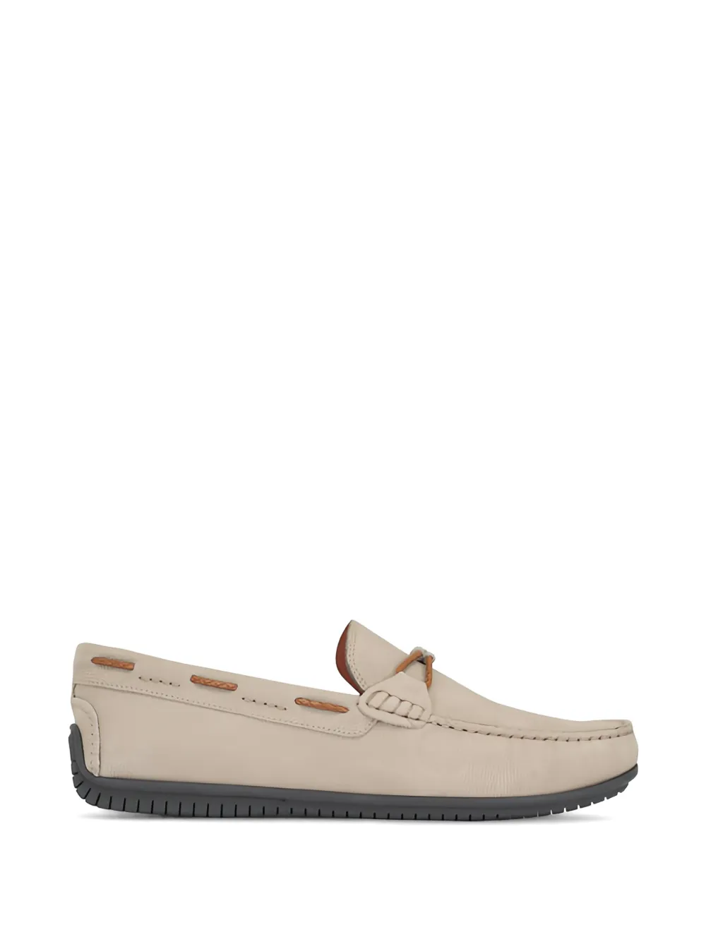 MARTIN DINGMAN braided suede loafers - Toni neutri