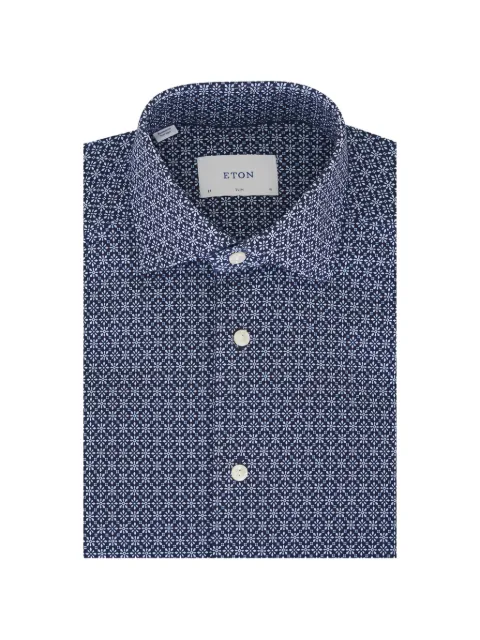 Eton floral-print shirt