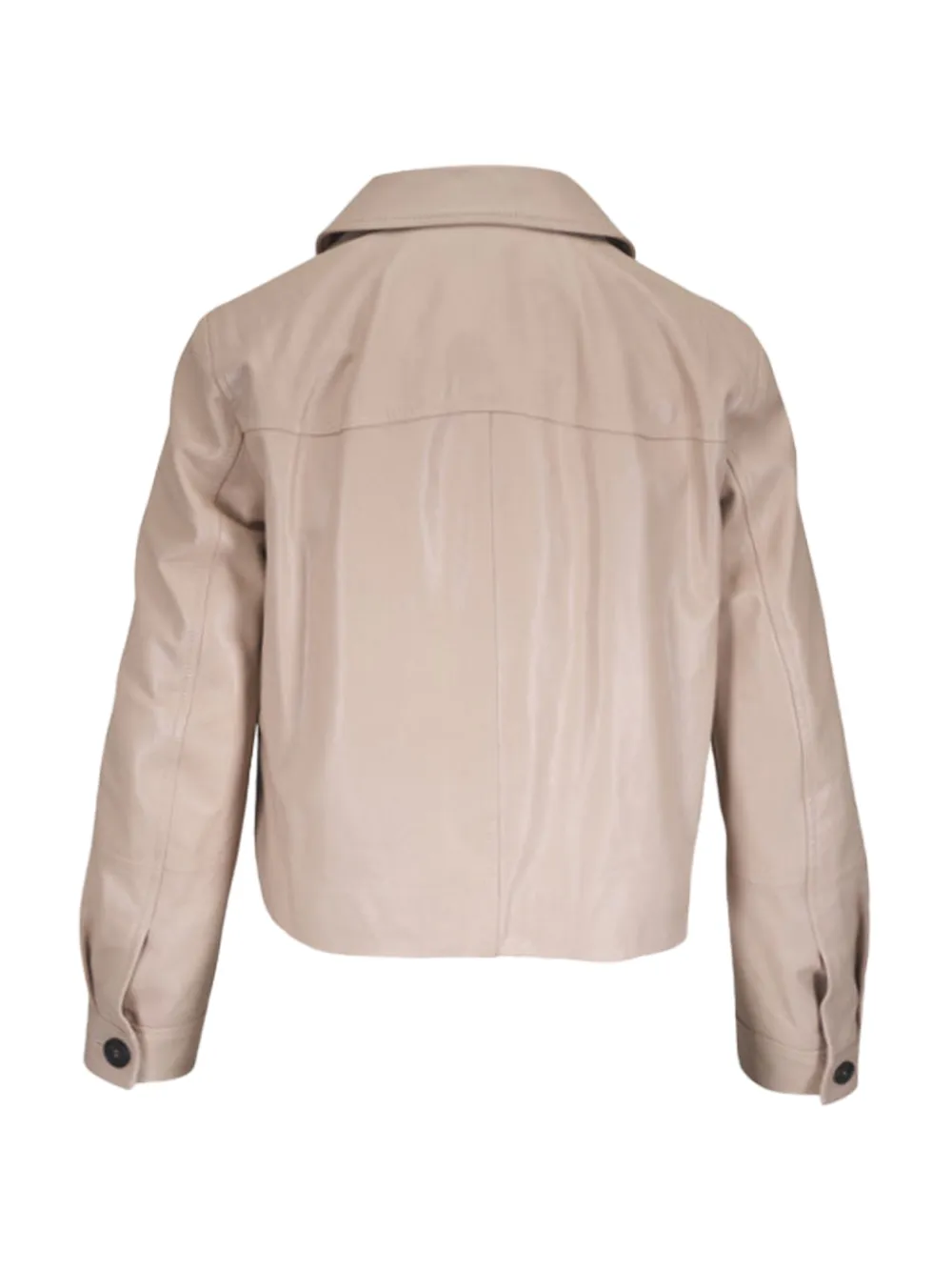  Brunello Cucinelli Buttoned Cropped Jacket - Neutrals 