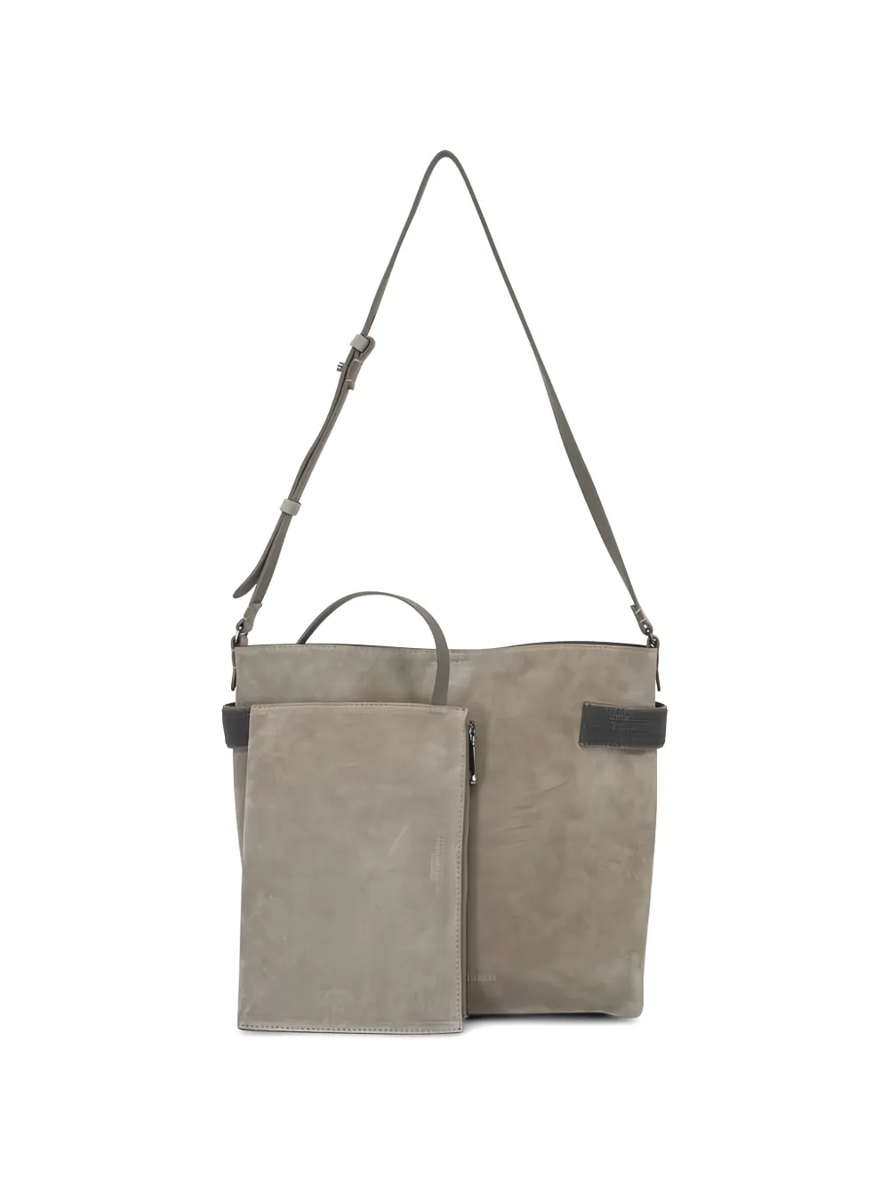 Brunello Cucinelli Essence suède bucket-tas Grijs