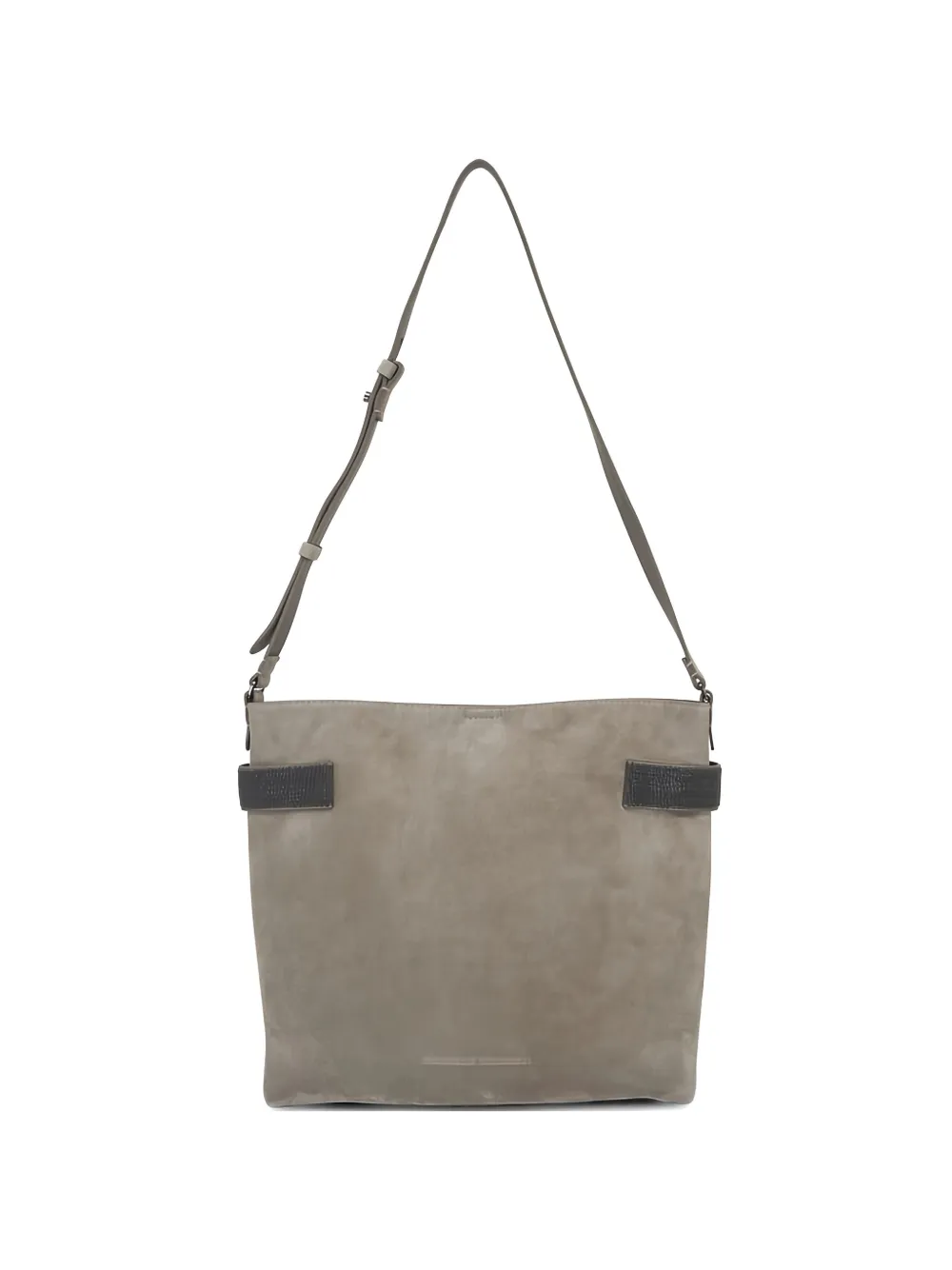 Brunello Cucinelli Essence suede bucket bag - Grigio