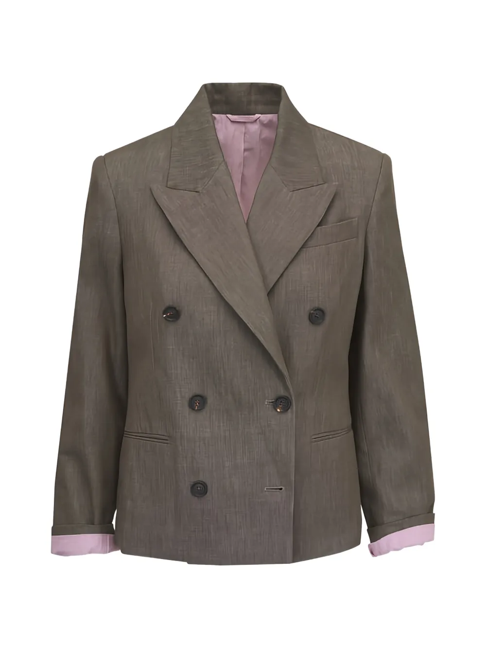 Brunello Cucinelli double-breasted jacket - Marrone