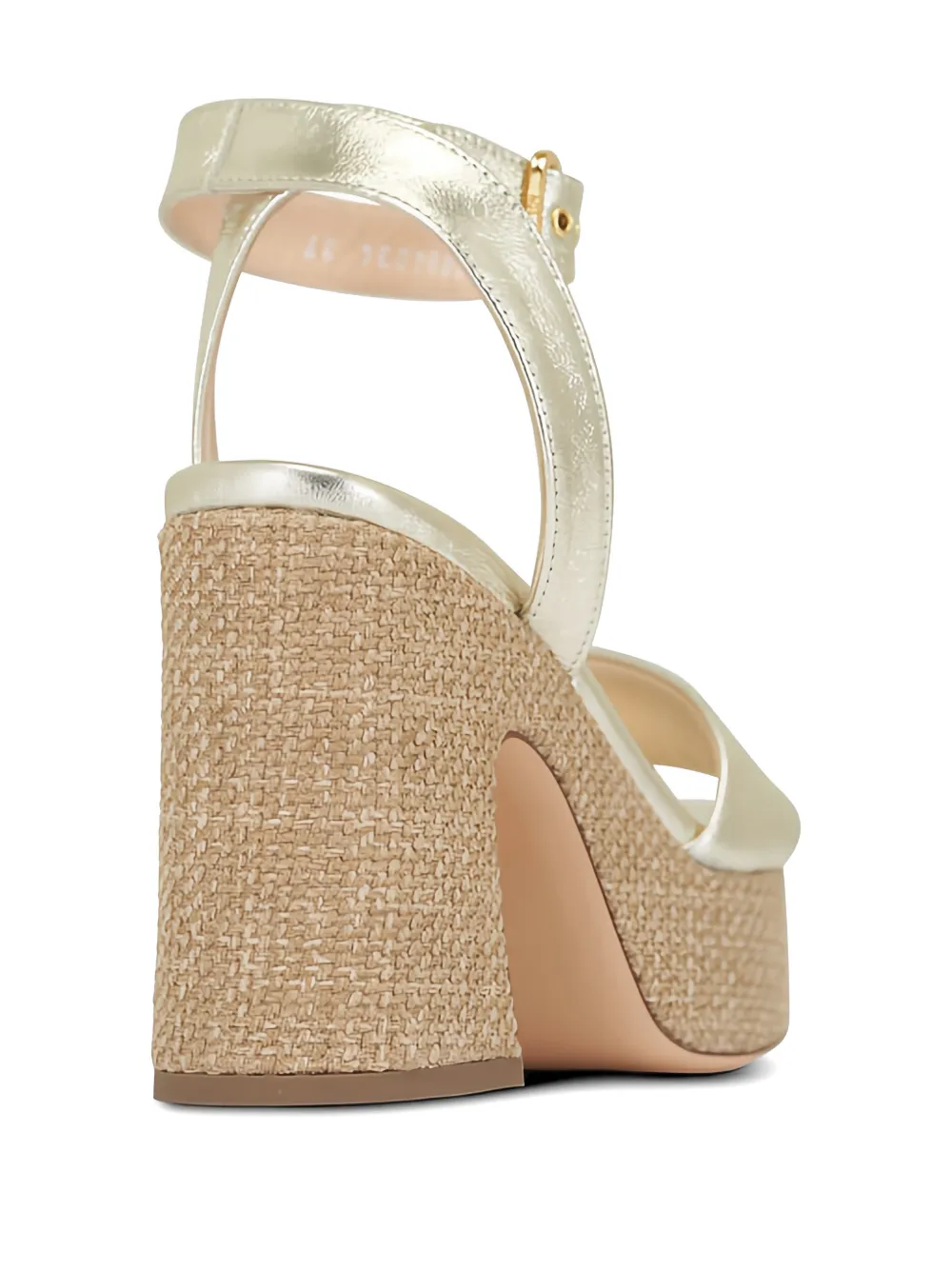 AGL Sista sandalen met plateauzool Goud