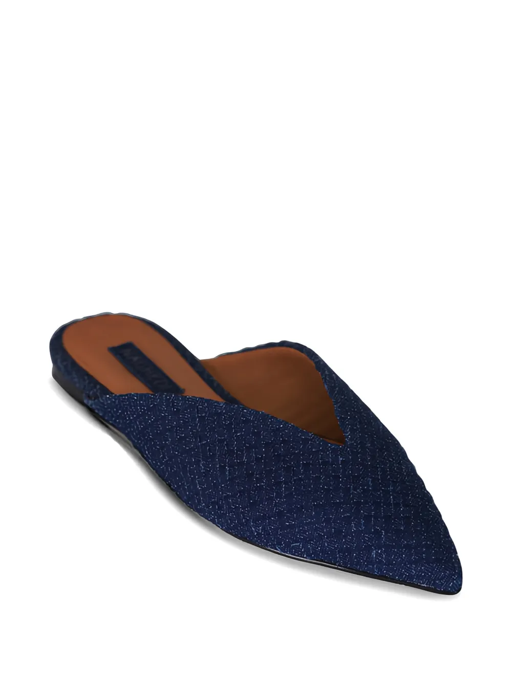 NAGHEDI Strada pointed-toe mules - Blau