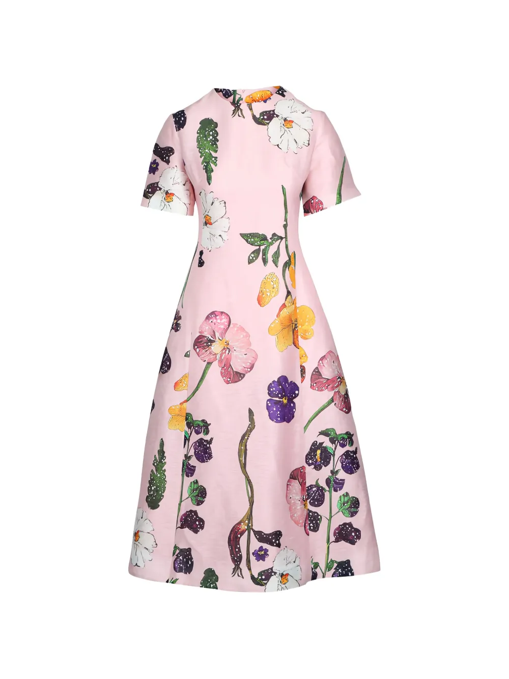 Leo Lin Caroline floral dress - Rosa