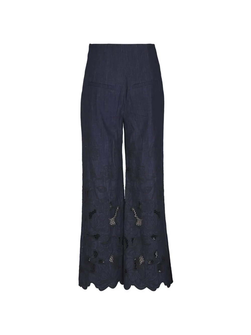  Veronica Beard Osborne Flared Trousers - Blue 