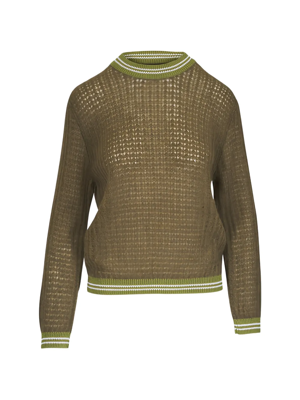 Dorothee Schumacher Airy Softness waffle-knit sweater - Verde