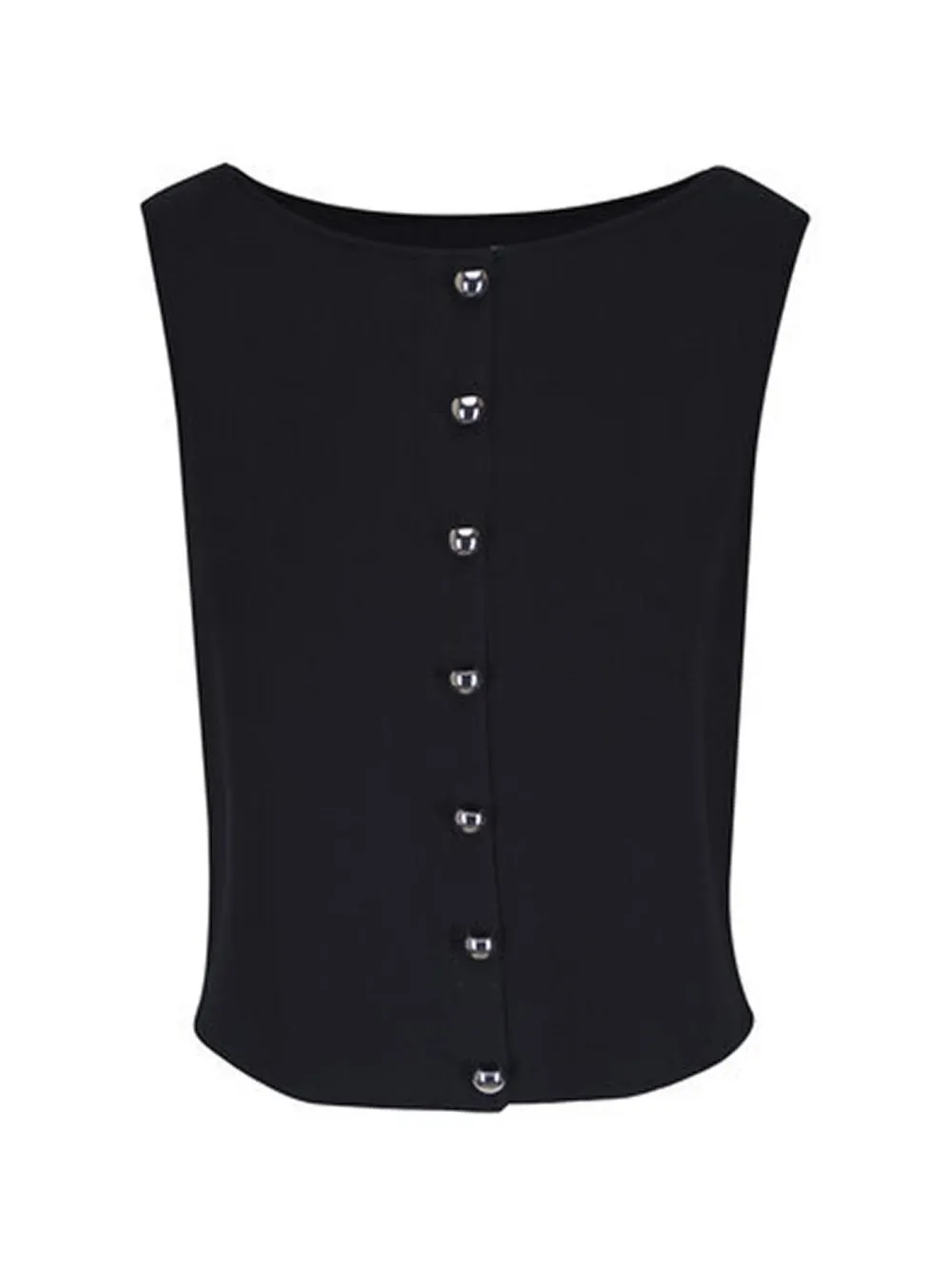 Lafayette 148 button knit vest - Nero