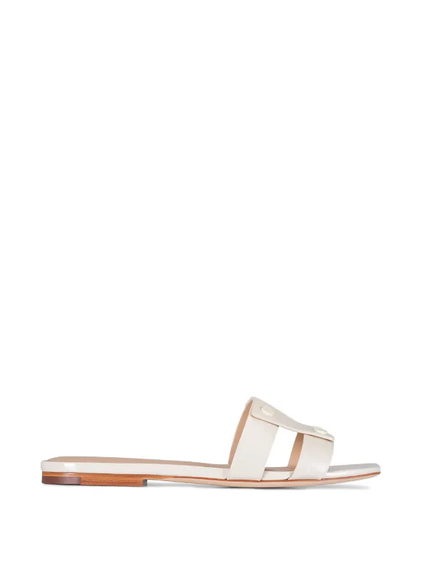 Veronica Beard Via Cutout Sandals in Neutrals