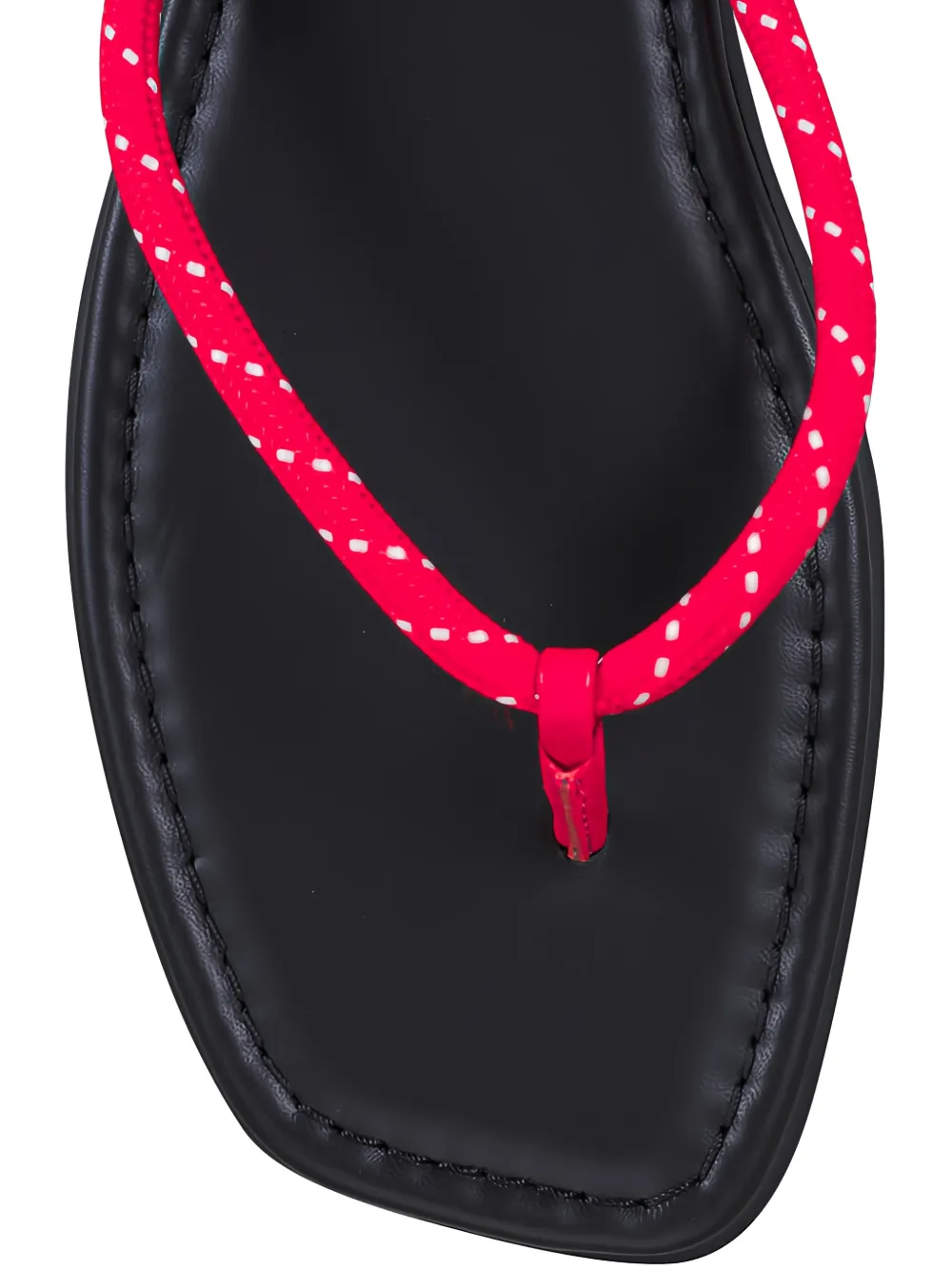 Veronica Beard Carmina Cord sandalen met touw Rood