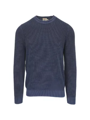 John Elliott リブニット クロップドセーター | ブルー | FARFETCH JP